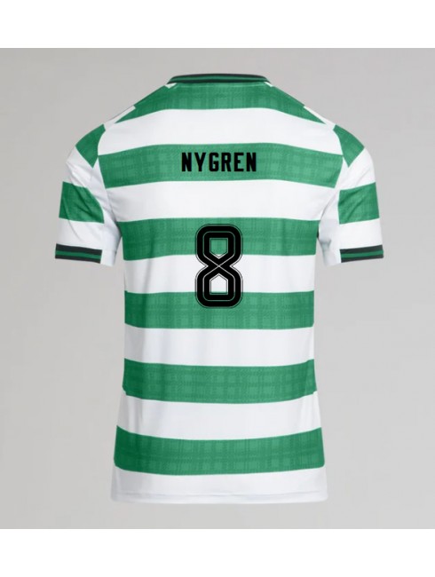 Moški Nogometna dresi replika Celtic Benjamin Nygren #8 Domači 2025-26 Kratek rokav Moški Nogometna dresi replika Celtic Benjamin Nygren #8 Domači 2025-26 Kratek rokav